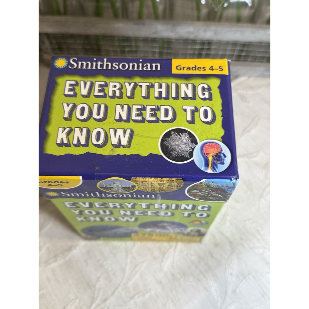 Smithsonian‎ Everything You Need To Know Flash Fact Cards Grade 4-5. - Picture 3 of 11